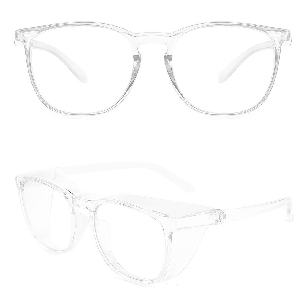 Okulary Ochronne Gogle Przeciwmgielne Okulary Ochronne Blokujące Niebieskie Światło Odporne na Kurz Ochrona UV Okulary Dla Mężczyzn Kobiet (czarny)