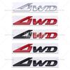 Car Styling 3D 4WD 4 Wheel Drive Offroad 4 X 4 Car Metal Alloy Trunk Adhensive Badge Body Tailgate Displaceme Emblem