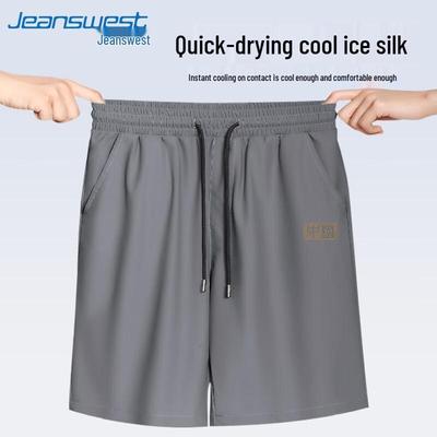 Jeanswest Men's Summer Ice Silk Quick Dry Sports Shorts