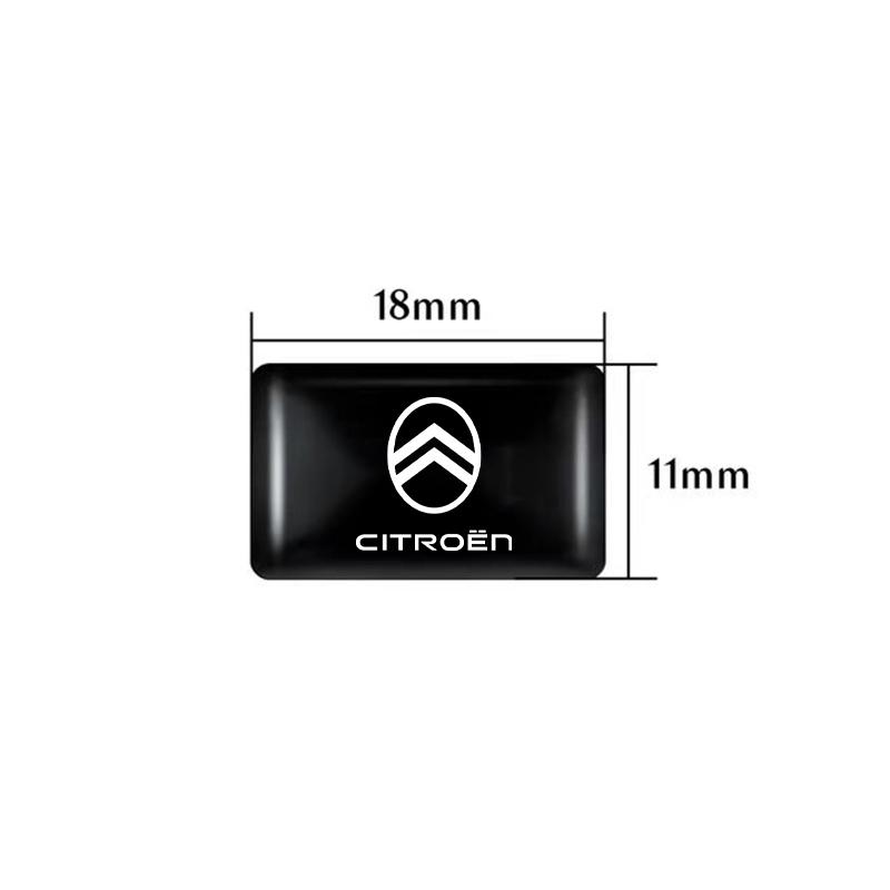 DBGO4 10Pcs Car Steering Wheel Sticker Badge Interior Decoration For Citroen 2CV VTS DS3 RD3 C8 C-Elysee C15 C4L Spacetourer CelyseeC6
