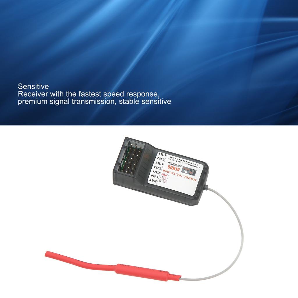 FS R6B 2.4Ghz 6CH RC Receiver for FlySky I6 I10 TH9X FS CT6B FS T6 RC Transmitter Replacement Receiver