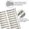 300 Pcs Bone Silver Hologram Sticker Holographic Tamper Evident Label High Security Warranty Seal Sticker with Serial Numbers(0.4 Inch X 2