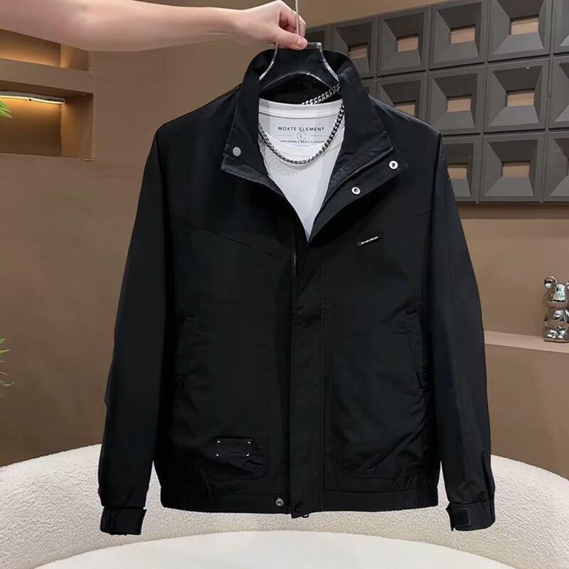 

Harajuku Minimalist Oxford Double-Layer Jacket - Trendy, Versatile & Cozy Medium чорний