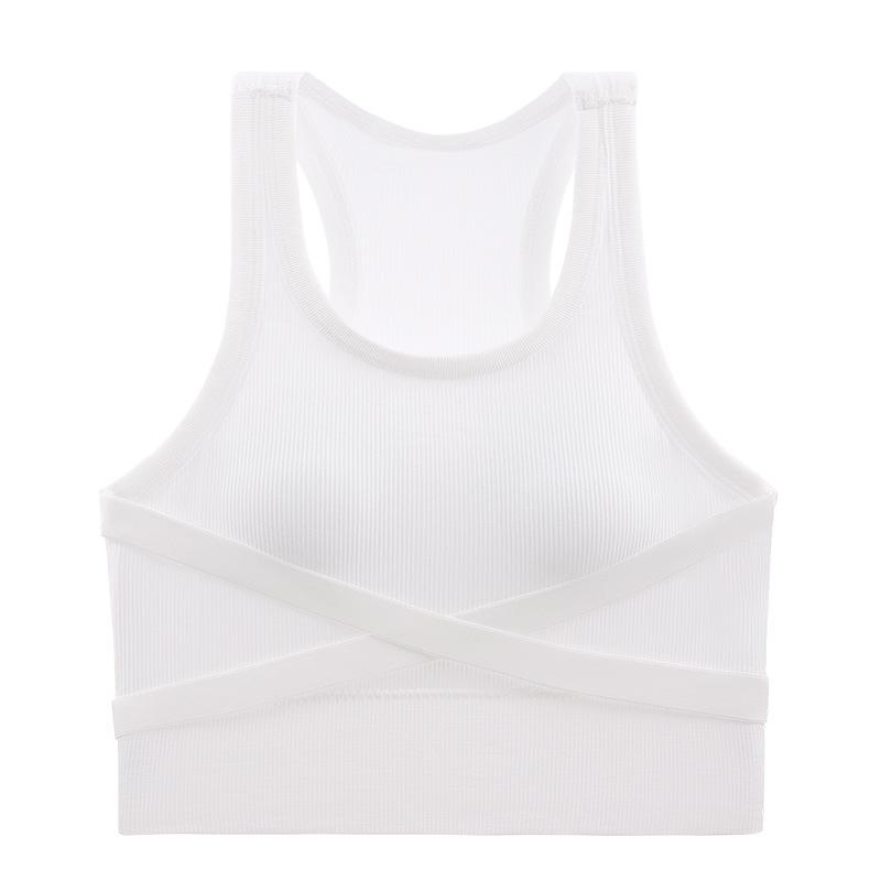 Shockproof Women's Sports Bra: Anti-Shake, Anti-Sag, High-Intensity Yoga, Stylish Vest Design with Support.