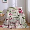 Chic Lifestyle Motifs Flannel Blanket Warm Soft Halloween Christmas Couch Warm Cozy Decorative Decor Gift For All Season