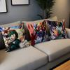 My Hero Academia Cool Cartoon Cushion Cover Pillow Cover Decor Pillowcase Printed Cushion Case for Couch