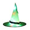 1PC Halloween LED Light Wizard Hat Adult Kids Witch Hats Costume Party Birthday Witches Top Pointed Caps Cosplay Halloween Props