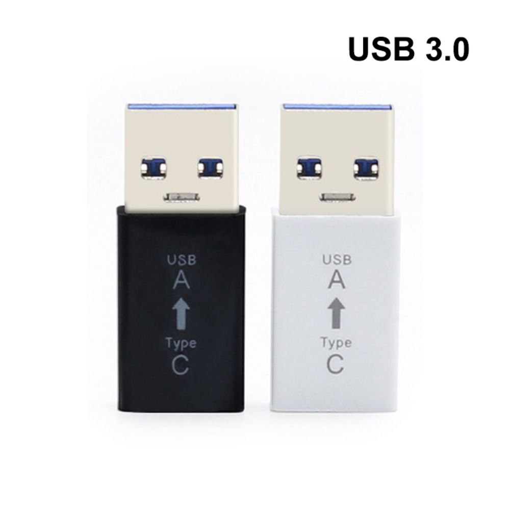 

ABS Type C Female to USB 3.0 A Male Converter Простой в использовании конвертер OTG для порта Type-C чёрный