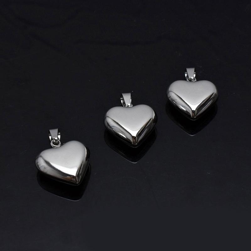 Metal Love Heart Pendants DIY Necklace Bracelet Earrings Setting Pendant for Jewelry Making Findings Vanlentines Gift