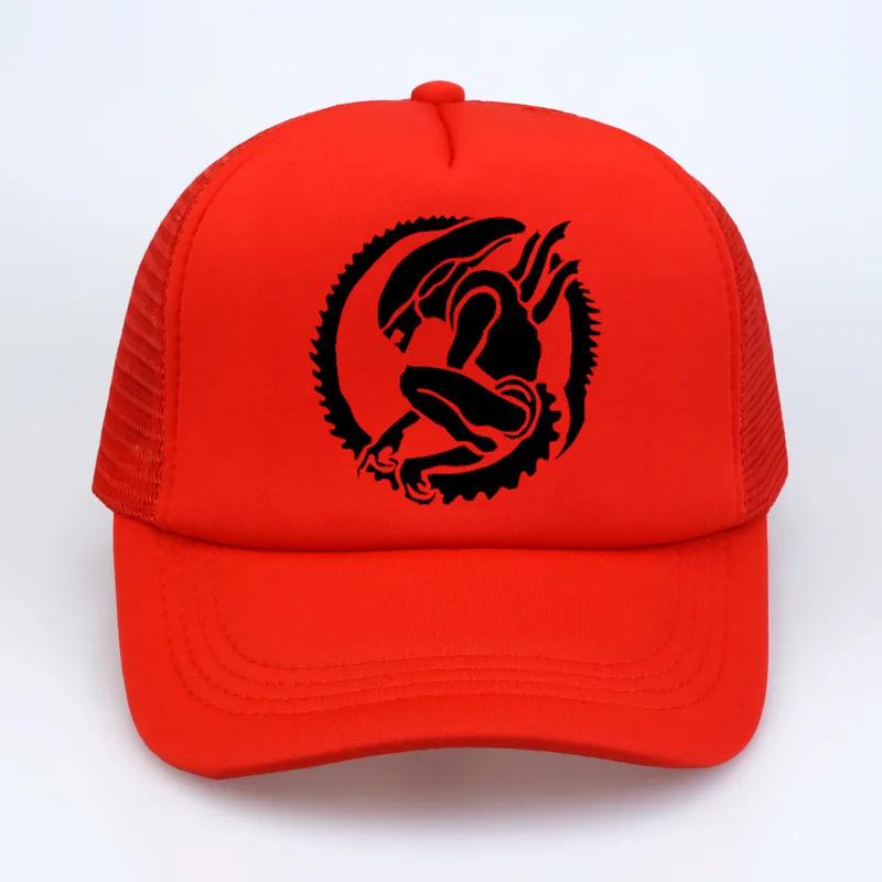 

Aliens Baseball Cap summer sun Snapback Caps fashion leisure mesh truckre hat adjustable print graphic hats