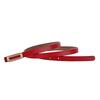 Fashionable Womens Leather Belt With Metallic Detail For Office And Casual Looks