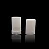 1X 15G Empty Oval Lip Balm Tubes Twist Deodorant Soap Containers White Clear