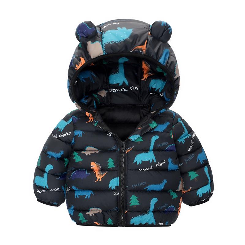 Baby Cotton Jacket Autumn Winter Infant Cotton Jacket Cartoon Ear Style Top Cotton Coat Cotton Padded Jacket Cotton Clothing