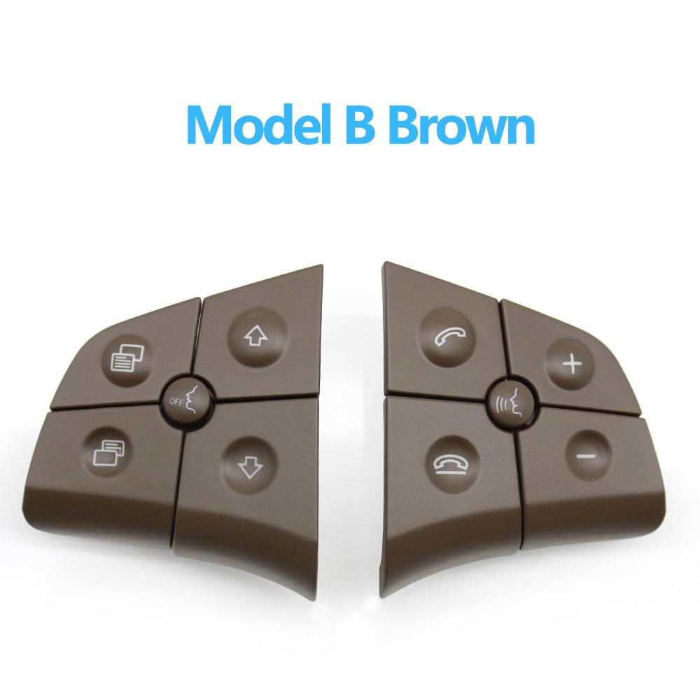 

Ruili17 для Mercedes Benz W164 W245 W251 ML GL300/350/400/450 2006-2009 Автомобільні багатофункціональні кнопки на рульовому колесі Телефон B Brown Button