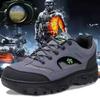 Fashion Whoholl Leather Men Outdoor Hiking Shoes Tourist Trekking Sneakers Mountain Climbing Trail Jogging Shoes for Men Factory Outlet