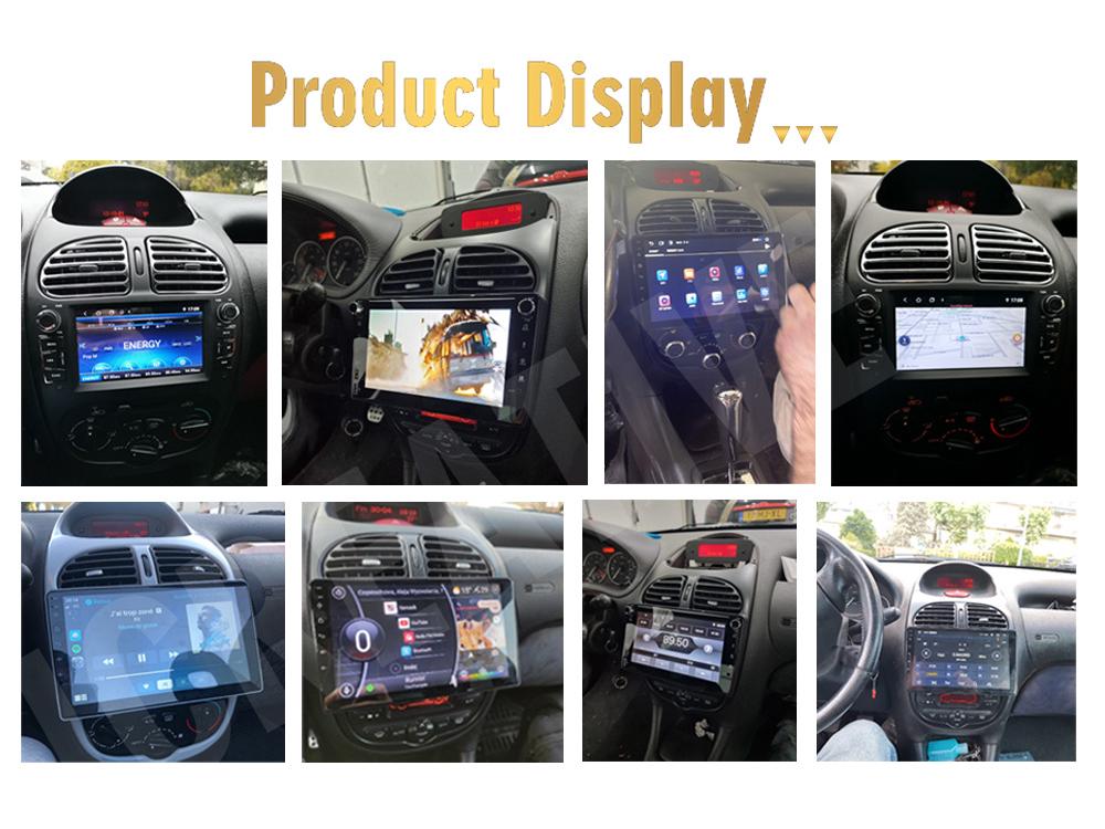 Peugeot 206 (01-08) Nawigacja GPS Android z Bluetooth i Kamerą Cofania