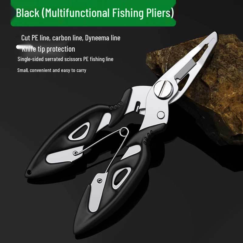 Multifunctional Stainless Steel Fishing Pliers & Scissors Combo