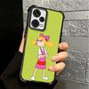 Cartoon Hey Arnold Helga Plating Phone Case For Xiaomi Redmi Note 14 15 Pro Plus 13 12 11 11S 11T 10 9S 9 5G Anti-Fall Airabag C