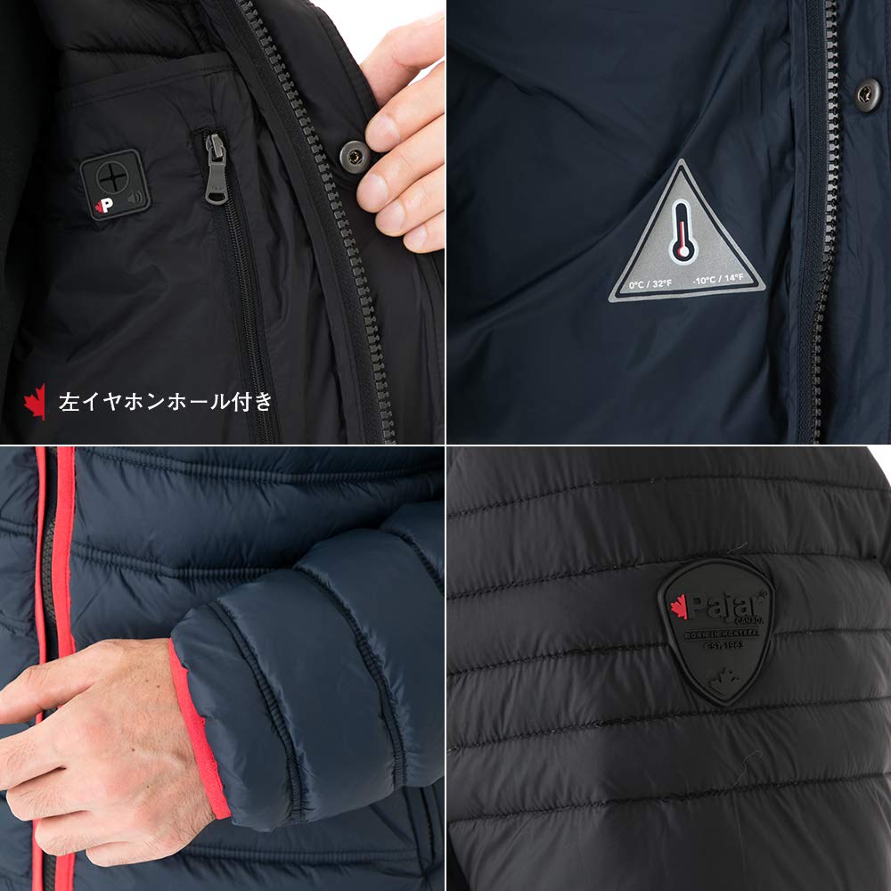 Pajar Soft Shell Light Jacket Cold Weather Parka Removable Hood Sports Outdoor Wear [Pajar] Men's (Black, S)