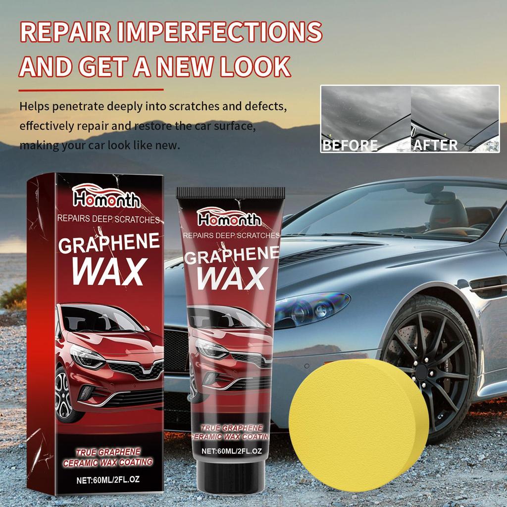 60ml Auto Kratzer Reparatur Wachs Autolack Reparatur Tiefer Kratzer Kratzer Graphen Wachs Renovierung Autowachs