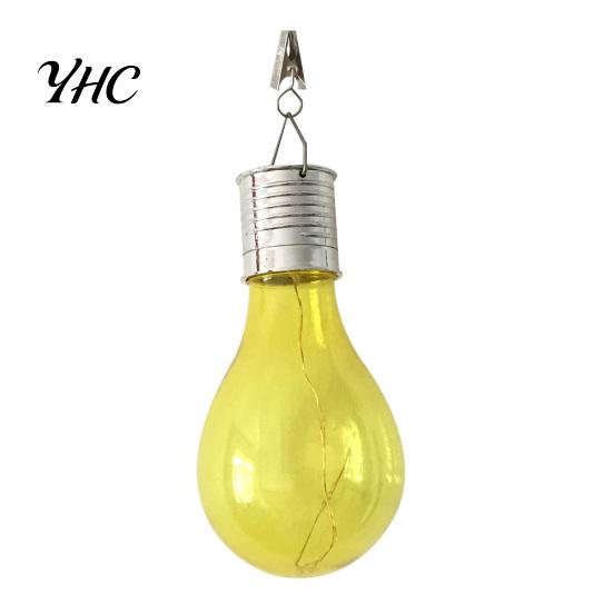Outdoor Colorful Solar Powered LED Light Bulb Party Garden Yard Hanging Lamp