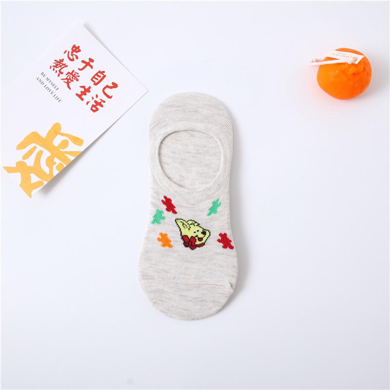 

Весенне-летние женские силиконовые нескользящие хлопковые носки с мультяшным дизайном – Милый дизайн с Шин-чаном One Size