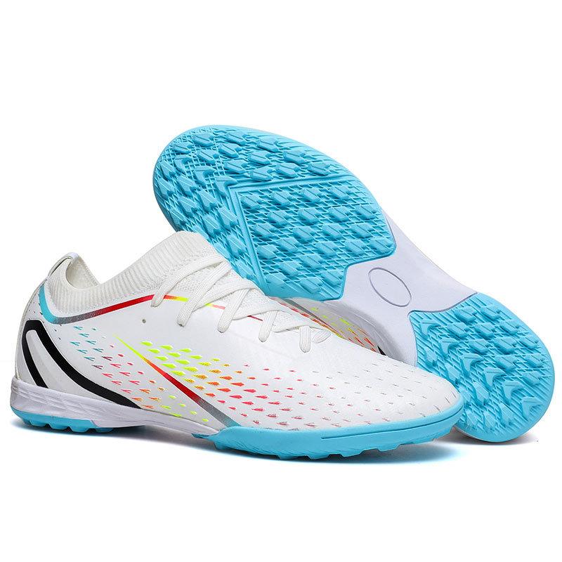 Men's and Women's Football Shoes Green Artificial Turf Training Sports Shoes Professional Non-slip and Wear-resistant