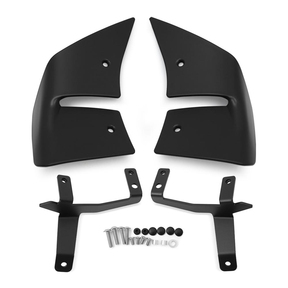 

New Motorcycles Front Spoiler Wind Wing Winglet For Kawasaki Z900 Z900SE 2025 2026 Aerodynamic Side Deflector Guard Accessories матовый черный