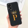 For Oppo A78 4G Case CPH2565 Cute Crown Letters Back Cover 6.43'' Shockproof Phone Case For Oppo A78 A 78 OppoA78 4G Soft Fundas