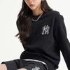 New MLB Base Logo Sweatshirts Unisex Black 3AMTB0121-50BKS