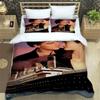 Titanic Leonardo DiCaprio Printed Bedding Sets Exquisite Bed Supplies Set Duvet Cover Bed Comforter Set Bedding Birthday Gift