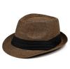 Sun visor summer out travel men straw hat top hat jazz beach hat