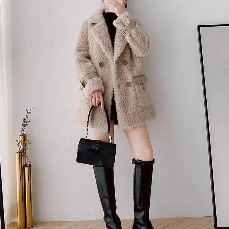 Fur Jacket Thickened Warm Autumn Fashionable Women's Sweatshirt Coat