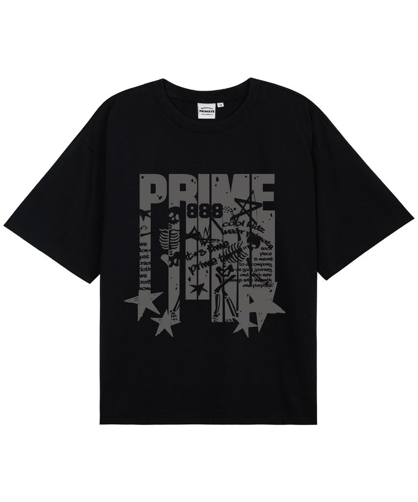 PRIMATE [Cool Cotton] Cage Oversized Short Sleeve T-Shirt 8 Colors (Type A)