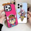 Arale S-Slump Anime Soft Phone Case for iPhone 15 16 17 Pro Max 17Air 16E 14 Plus 13 12 Mini Shockproof Cover Back Shell