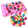 55 Holes Heart Cake Chocolate Cookies Baking Mould Ice Cube Soap Mold Bake Tools