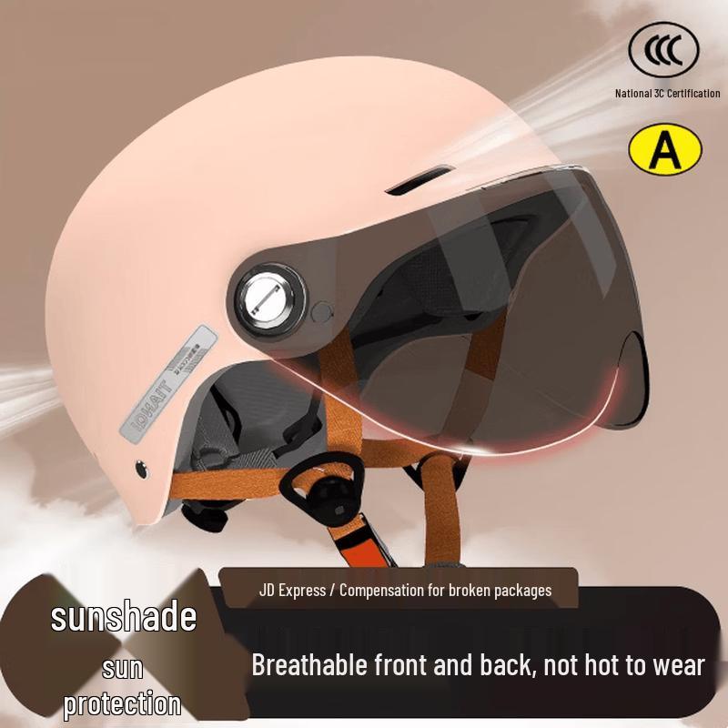 GUAIKEAI Unisex Commuter Half Helmet