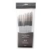 10Pcs/Set Wooden Handle Paint Brushes Nylon Drawing Kit  for Acrylic Oil Painting