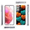 Furry Heart Phone Case For Samsung Galaxy S25 Edge S24 S23 FE S21 S20 S10 Plus S22 S26 Ultra Cover Clear Cases TPU Capa Shell Co