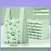 Household Garbage Bag With Handle And Bear Print For Kitchen Cleaning Thick Plastic Waste Sack
