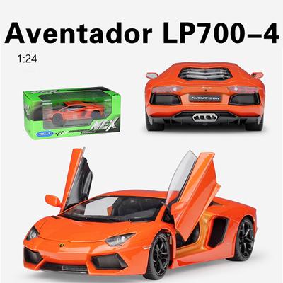 Welly 1:24 Lamborghini Aventador LP700-4 Modello di Auto in Lega Diecast Metallo Veicoli Giocattolo Modello di Auto Collezione Alta Simulazione Regali per Bambini