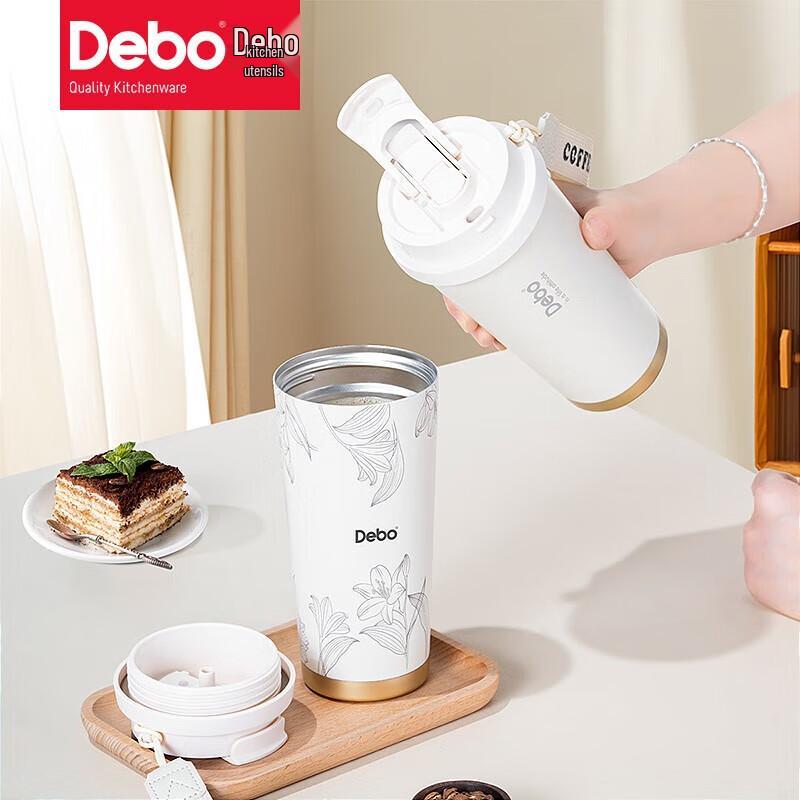 Debo Double-Spout 316 Stainless Steel Coffee Mug