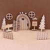 1:12 Christmas Miniature Fairy Gnome Set Home Dollhouse Furniture Accessories