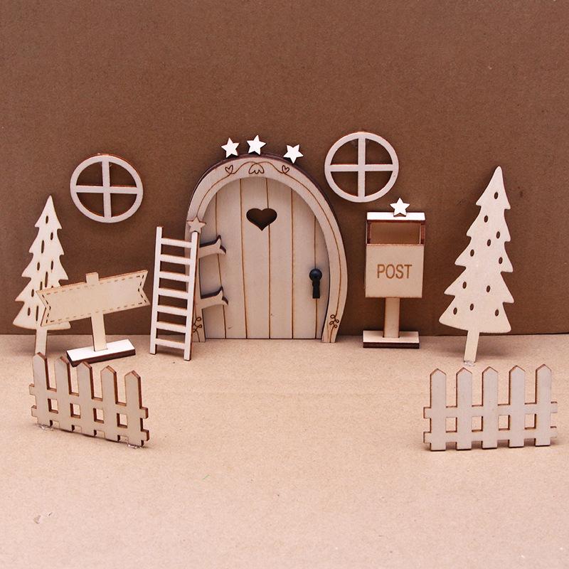 1:12 Christmas Miniature Fairy Gnome Set Home Dollhouse Furniture Accessories