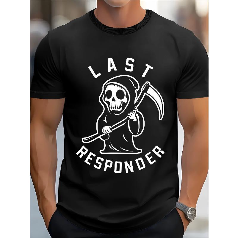 Trendy Casual Fashion Short Sleeve Tee Solid Color Streetwear T-Shirt S