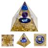 12 Zodiacs Orgone Crystal Pyramid,Amethysts Obsidians Healings Crystals Pyramid Constellations Pyramid for Money Health