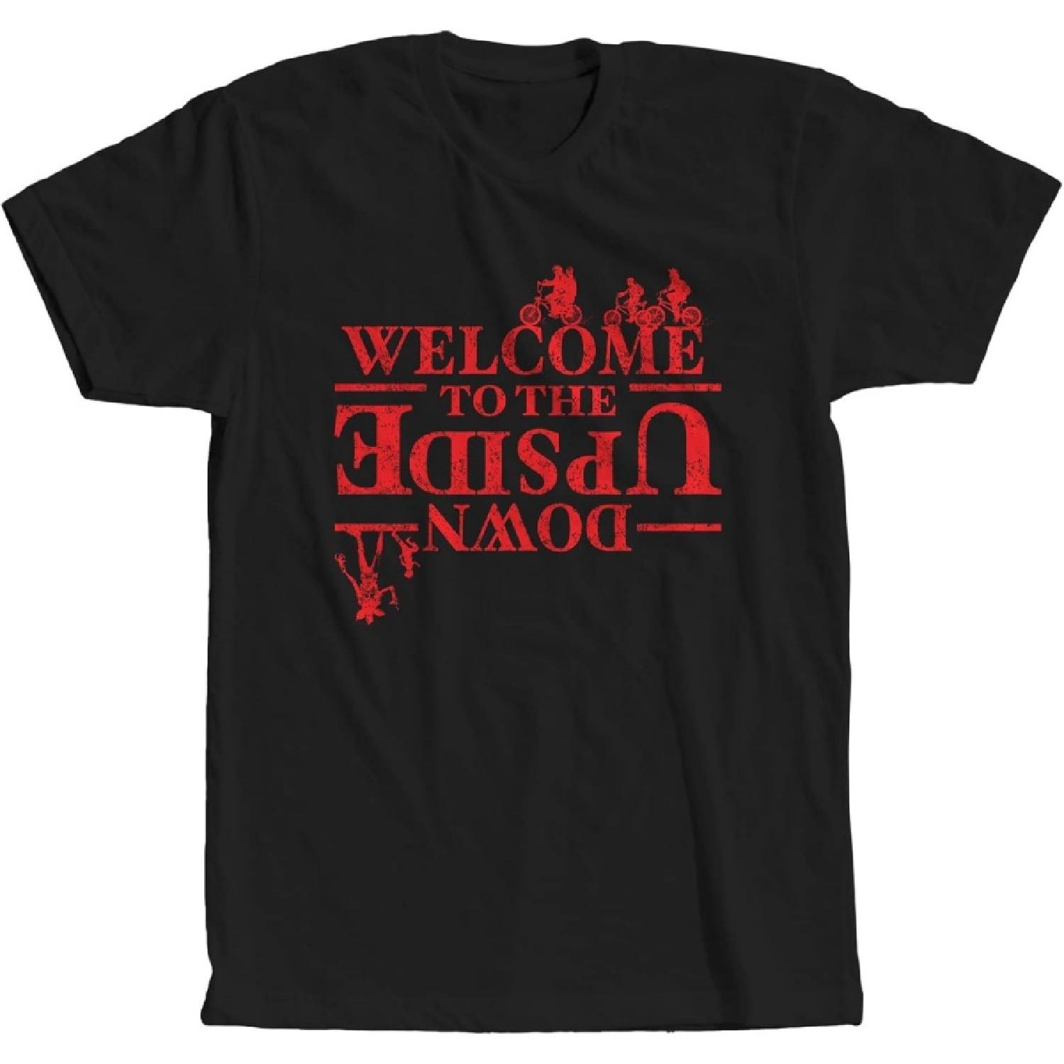 New York Fashion Police Welcome to The Upside Down Shadow Monster T-Shirt for Men or Women S