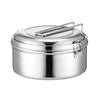 Chang Baosen 304 Stainless Steel Round Double-Layer Lunch Box