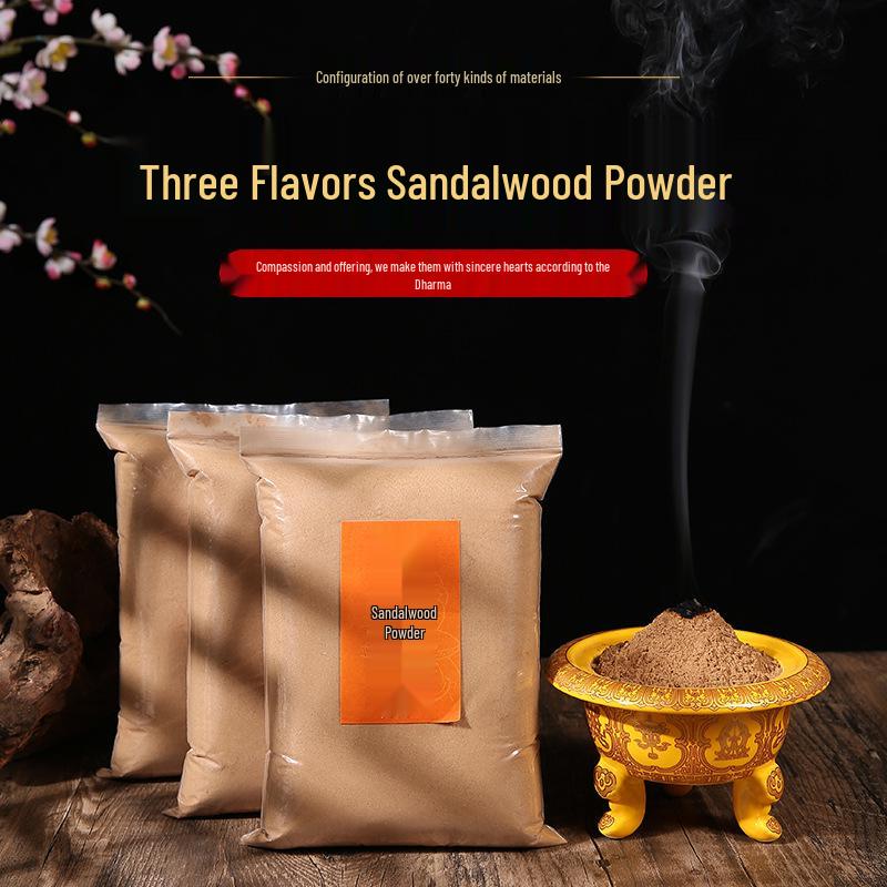 Samadhi Incense: Australian & Indian Sandalwood Powder for Smoke Offerings, Coil Incense, and Buddha Fumigation.