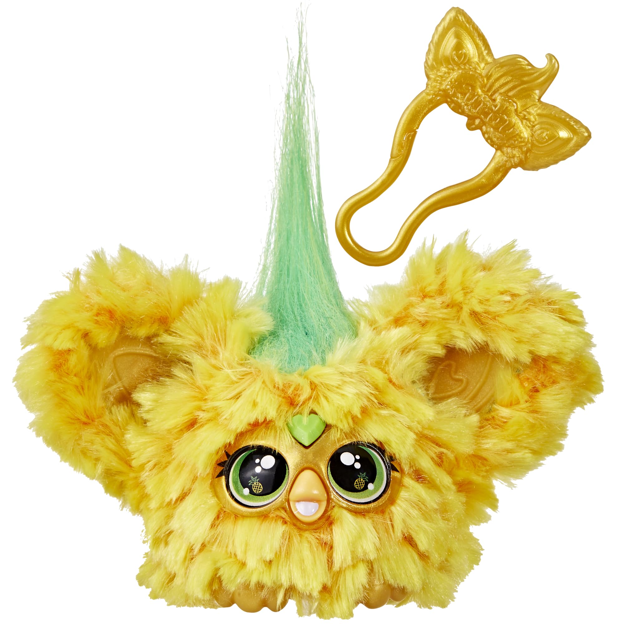

Hasbro Furby Furblets Hoolaa Pineapple Mini Furby с электрическим языком, мягкая игрушка для детей 6 лет и зеленого цвета, оригинальный продукт Friend, 45+ звуков, только, игрушка, вверх,